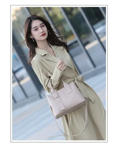 オーダーメイドシンプルレザーワーク構造ラージトートバッグ